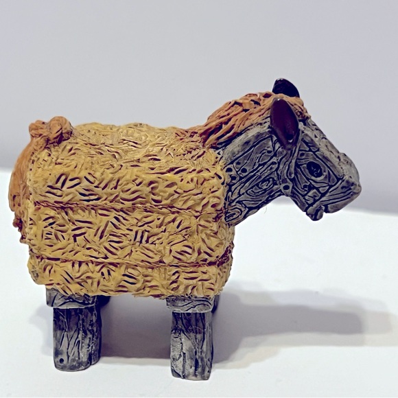 Hallmark Merry  Miniatures Cowboy Kitties With Horse Small Pet Figurine Set - Picture 10 of 16